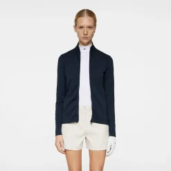 J.Lindeberg Tröjor Dam-Nancy Seamless Mid Layer Blå JL Navy