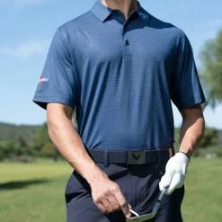 Callaway Pikétröjor Herr-New Emea Ss Odyssey Blå Peacoat