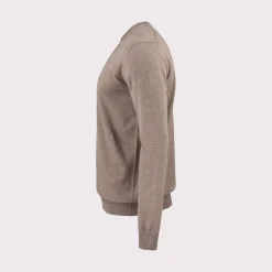 Cutter & Buck Tröjor Herr-Oakville Crewneck Nougat Melange (834)