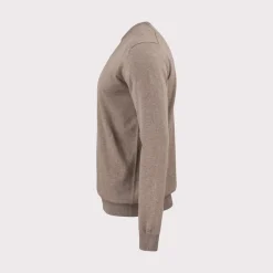 Cutter & Buck Tröjor Herr-Oakville Crewneck Nougat Melange (834)