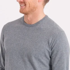 Cutter & Buck Tröjor Herr-Oakville Crewneck Grå Grå (95)