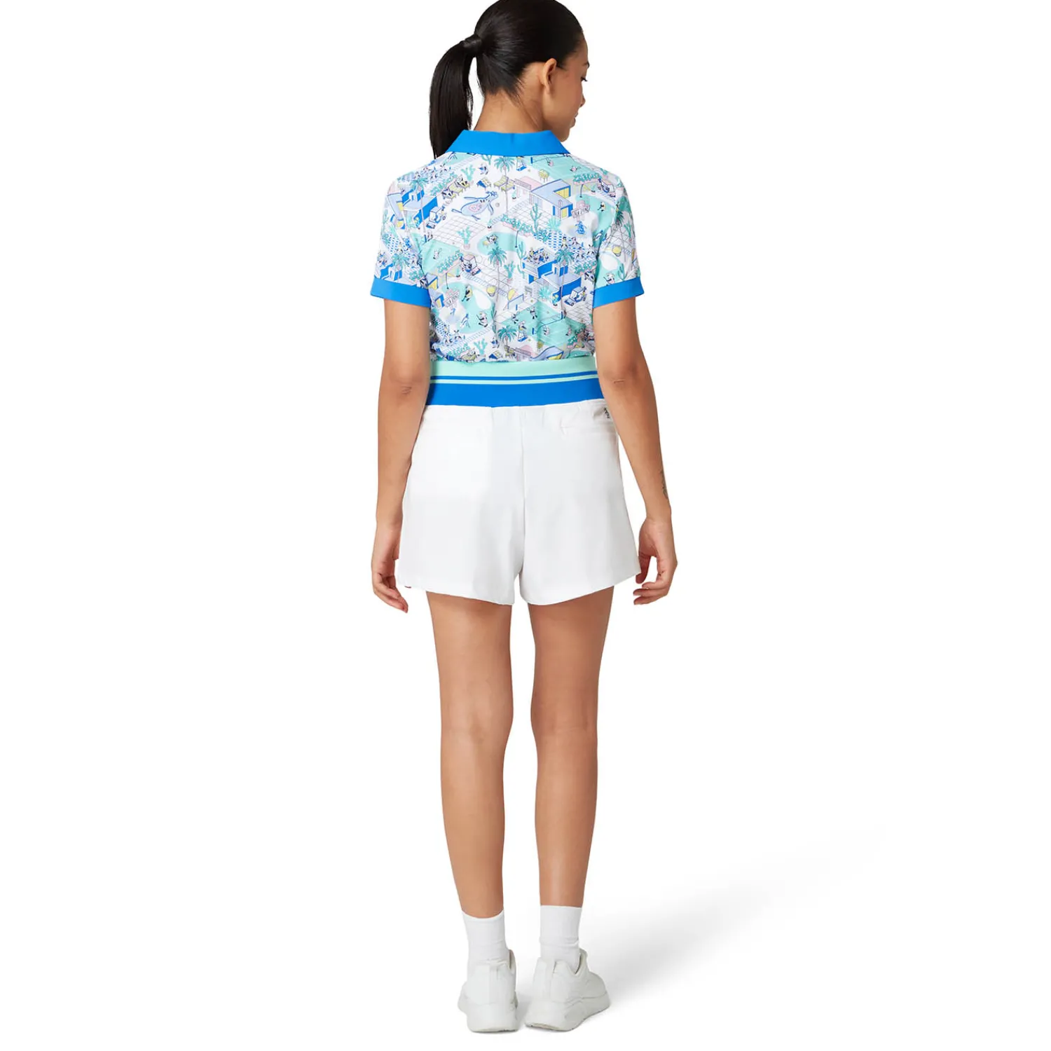 Original Penguin Skorts & Kjolar-OP High Waist Colorblock Bright-White