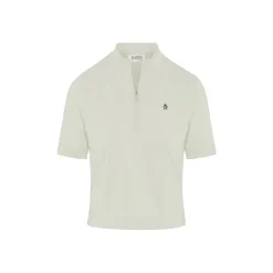 Original Penguin Pikétröjor Dam-OP Laser Cut Floral Ss Silver-Birch