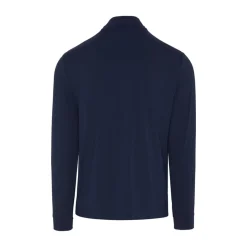 Original Penguin Tröjor Herr-OP L/S 1/4 Zip Technica Blå Black-Iris