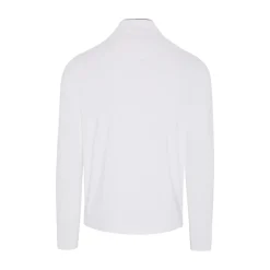 Original Penguin Tröjor Herr-OP L/S 1/4 Zip Technica Vit Bright-White