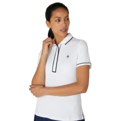 Original Penguin Pikétröjor Dam-OP Performance Veronica Vit Bright-White