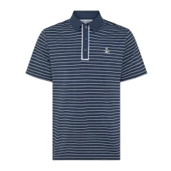 Original Penguin Pikétröjor Herr-OP The Heritage Stripe Black-Iris