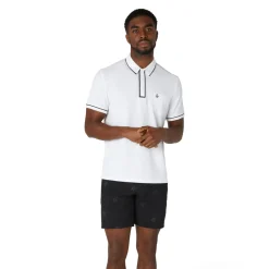 Original Penguin Pikétröjor Herr-OPG The Technical Earl Polo Vit Bright White