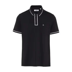 Original Penguin Pikétröjor Herr-OPG The Technical Earl Polo Svart Caviar
