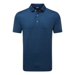 FootJoy Pikétröjor Herr-Painted Floral Lisle Blå Navy