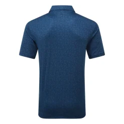 FootJoy Pikétröjor Herr-Painted Floral Lisle Blå Navy