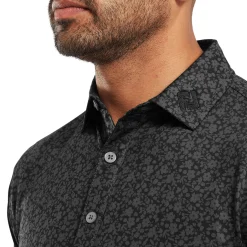 FootJoy Pikétröjor Herr-Painted Floral Lisle Svart Black