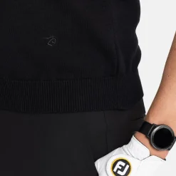 Ivanhoe Tröjor Herr-PD Slipover Svart Svart (015)