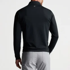 Peter Millar Tröjor Herr-Perth Performance Quarter-Zip Svart Black