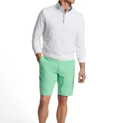 Peter Millar Tröjor Herr-Perth Performance Quarter-Zip Vit White