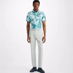 G/Fore Pikétröjor Herr-Photo Floral Tech Jersey Grön Grön (Petrol)