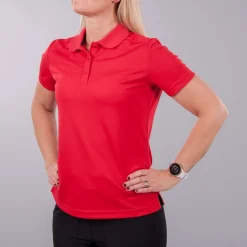 Cutter & Buck Pikétröjor Dam-Piké Kelowna Röd Röd (35)