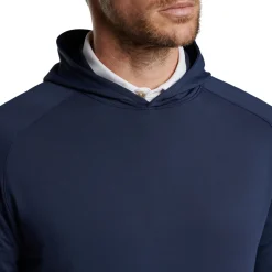 Peter Millar Tröjor Herr-Pine Performance Hood Blå Navy