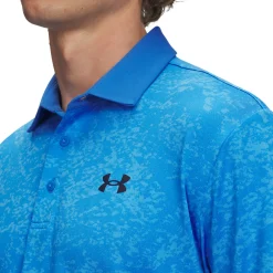 Under Armour Pikétröjor Herr-Playoff 3.0 Printed Polo Blue Atlantis (403)