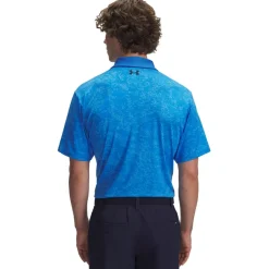 Under Armour Pikétröjor Herr-Playoff 3.0 Printed Polo Blue Atlantis (403)
