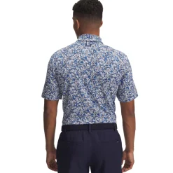 Under Armour Pikétröjor Herr-Playoff 3.0 Printed Polo Blue Atlantis (402)