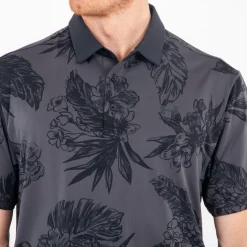 Under Armour Pikétröjor Herr-Playoff Polo 2.0 Floral Svart Svart (025)