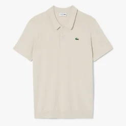 Lacoste Pikétröjor Herr-Polo Sweater Marten Beige (ZAM)