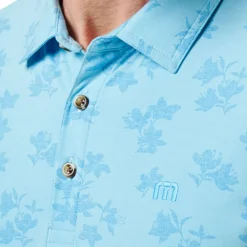 Travis Mathew Pikétröjor Herr-Port Day Air-Blue