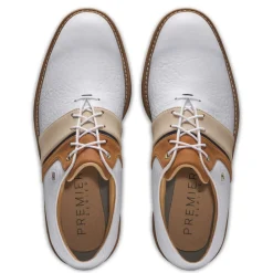 FootJoy Herrskor-Premiere Series Packard Lx White-Blue-Brown