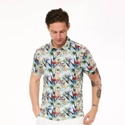 Func Factory Pikétröjor Herr-Printed Light Tropic (862)