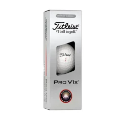 Titleist Tourbollar-Pro V1X Vit Elongated Align White