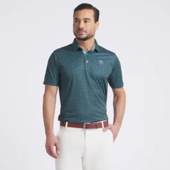 Puma Pikétröjor Herr-Pure 2.0 Circle Cat Green-Terrain-Light-Moss