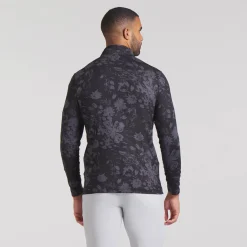 Puma Tröjor Herr-Pure 2.0 Rose 1/4 Zip Black-Strong Gray