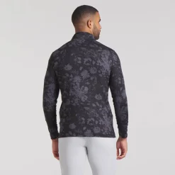 Puma Tröjor Herr-Pure 2.0 Rose 1/4 Zip Black-Strong Gray