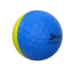 Srixon Spinn-/Kontrollbollar-Q-Star Tour Divide Gul Blå Yellow/Blue