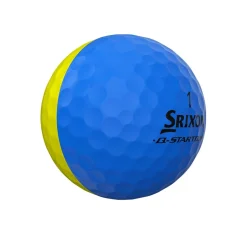 Srixon Spinn-/Kontrollbollar-Q-Star Tour Divide Gul Blå Yellow/Blue
