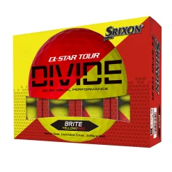 Srixon Spinn-/Kontrollbollar-Q-Star Tour Divide Gul Röd Yellow/Red