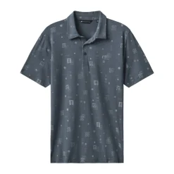 Travis Mathew Pikétröjor Herr-Quick Trip Mood Indigo-Vintage