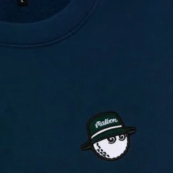 Malbon Golf Tröjor Herr-Range Cooper Sweatshirt Blå Navy