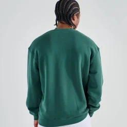 Malbon Golf Tröjor Herr-Range Cooper Sweatshirt Grön Forest