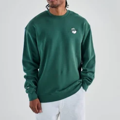Malbon Golf Tröjor Herr-Range Cooper Sweatshirt Grön Forest