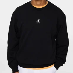 J.Lindeberg Tröjor Herr-Roberto Crewneck JL x Kangol Svart Black