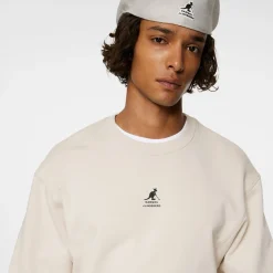 J.Lindeberg Tröjor Herr-Roberto Crewneck JL x Kangol Moonbeam