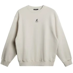 J.Lindeberg Tröjor Herr-Roberto Crewneck JL x Kangol Moonbeam