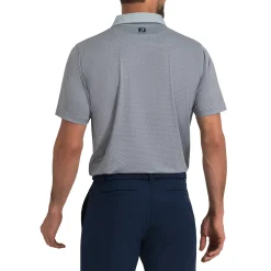 FootJoy Pikétröjor Herr-Rock Print Lisle Shirt Grå Grey