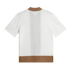 J.Lindeberg Pikétröjor Herr-Rue Knitted Polo Shirt Vit White