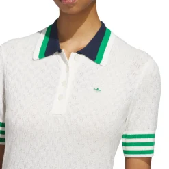Adidas Golf Originals Pikétröjor Dam-S Knit Polo W Cwhite
