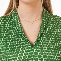 Func Factory Skorts & Kjolar-Sandy Green Zic-Zac (867)