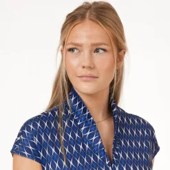 Func Factory Skorts & Kjolar-Sandy Blue Print (845)