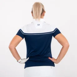 Cutter & Buck Pikétröjor Dam-Seabeck Blå Vit Navy/Vit (58000)